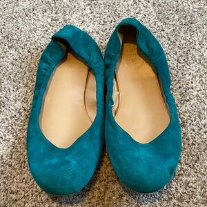 J. Crew Women's Vibrant Teal Flats